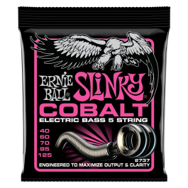 Ernieball Juego Bajo Eléctrico Cobalt Slinky 5 St 40-125 Precio: 53.896425. SKU: B15YMQFGVM