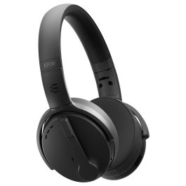 EPOS Adapt 560 II Auriculares Inalámbricos Bluetooth y USB-C, Diadema Plegable, Negro para Oficina y Centro de Llamadas