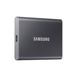 Samsung Disco Duro Externo SSD 2TB T7 NVMe USB-C 3.2 Gen 2, Gris, Lectura 1050MB/s, Escritura 1000MB/s Samsung Disco Duro Externo SSD 2TB T7 NVMe USB-C 3.2 Gen 2, Gris, Lectura 1050MB/s, Escritura 1000MB/s