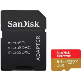 SanDisk Tarjeta de Memoria Extreme PLUS microSDXC 64GB 200MB/s con Adaptador SD Precio: 29.88999959. SKU: S55150086