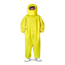 My Other Me Disfraz Among Us Impostor Amarillo Talla XL para niños: incluye escafandra, traje con cremallera y bolsillos My Other Me Disfraz Among Us Impostor Amarillo Talla XL para niños: incluye escafandra, traje con cremallera y bolsillos