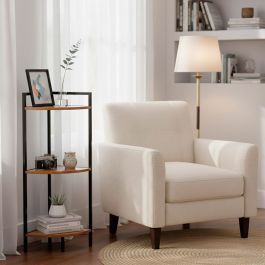 Estantería Max Home Negro Hierro Madera MDF 24 x 80 x 24 cm