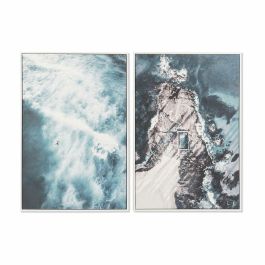 Cuadro Atlantico DKD Home Decor Azul Blanco 4.5 x 93 x 62.5 cm (2 Unidades) Precio: 42.58999987. SKU: S3028202