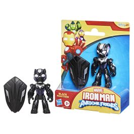 Hasbro Figura Black Panther Iron Man y Su Superequipo Marvel 7cm