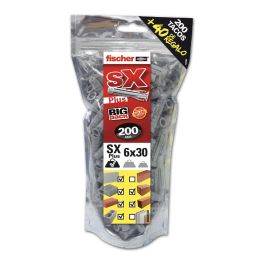 Big pack tacos fischer sx plus ø6x30mm 200 unid. + 40 unid. gratis 568725 Precio: 11.99466587. SKU: S7901329