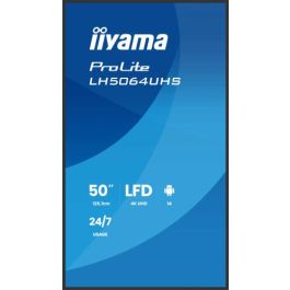 iiyama LH7564UHS-B1AG pantalla de señalización Pantalla plana para señalización digital 190,5 cm (75") Wifi 500 cd / m² 4K Ultra HD Negro Android 24/7 iiyama LH7564UHS-B1AG pantalla de señalización Pantalla plana para señalización digital 190,5 cm (75") Wifi 500 cd / m² 4K Ultra HD Negro Android 24/7