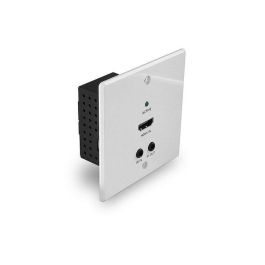 Lindy HDBaseT Extensor HDMI 4K60 Placa Pared EU Transmisor Cat.6 70m, IR, RS-232 y PoC. Compatible con 4K Ultra HD HDR.