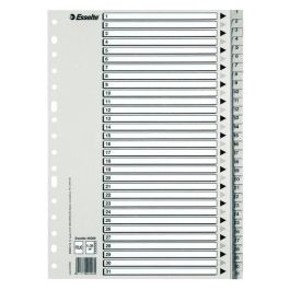 Indice Esselte Pp Numerico A4 Pestañas 1-31 11 Taladros Gris Con Ind.B/N Precio: 4.49999968. SKU: BIX49210