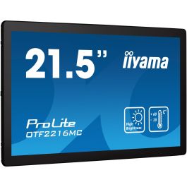 iiyama OTF2216MC-B1 Pantalla Táctil 22" Full HD LCD, Señalización Digital, 1920x1080, HDMI+DP+USB, IP65 Precio: 1237.50000033. SKU: B15ZVH4EL7