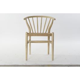 DKD Home Decor Silla Horeca Natural Olmo y Ratan 47 x 79 x 57 cm (2 Unidades)