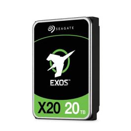 Seagate Exos X20 Disco Duro Empresarial 20 TB SATA III 6 Gb/s, Alta Fiabilidad 550 TB/año, Velocidad 285 MB/s, Cifrado AES-256