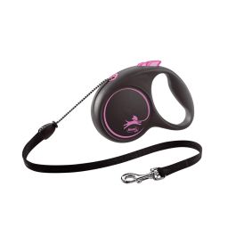 Correa Flexi Black Design S Cordón 5M Rosa Correa Flexi Black Design S Cordón 5M Rosa