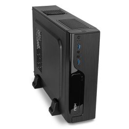 Nox LITE070 Caja Sobremesa Slim 500W con Fuente Incluida, Compacta Micro ATX/Mini ITX, USB 3.0, Ventilador 80mm