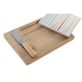 Tabla Aperitivo Urban DKD Home Decor Multicolor Natural 11.8 x 1.5 x 21.5 cm Set de 3