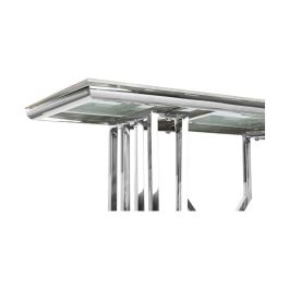Recibidor DKD Home Decor Blanco Plateado 120 x 40 x 78 cm Recibidor DKD Home Decor Blanco Plateado 120 x 40 x 78 cm