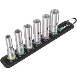 Wera 05004565001 Juego de Enchufes Belt C Deep 1, 1/2", Métrico 10, 13, 15, 16, 17, 19 mm, 6 Piezas con Estuche Precio: 96.49999986. SKU: B1CLL9SYB3