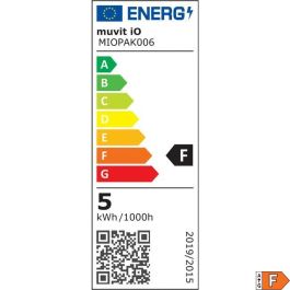 muvit iO Pack 3 Bombillas GU10 400lm, 5.5W, RGB+CCT, D50*H56