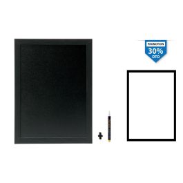 Pizarra Negra Woody para Pared con Marcador de Tiza - Inde (6 Unidades) Precio: 112.68999951. SKU: B19AMNTGFF