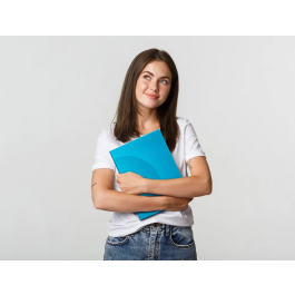 Liderpapel Libreta A4 90gr Pauta 5 2,5mm con Margen y Tapa de Plástico Colores Surtidos 48 Hojas