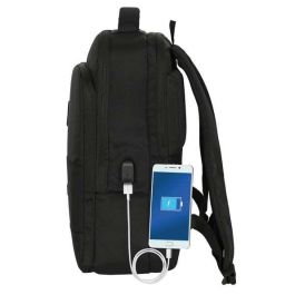 Safta Mochila Portatil 15,6"+Tablet+Usb Real Madrid Premium 29x44x15cm