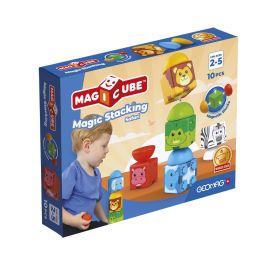 Toy Partner 10 00305 Magicube Stacking Safari - 10 Cubos Apilables Temática Safari para Motricidad Fina y Juego Imaginativo (+2 años) Precio: 24.50000014. SKU: B1DW3HWHNT