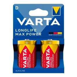 Pila alkalina longlife max power d - lr20 (blister cartón 2 unid.) ø34,2 x 61,5 mm Precio: 4.58999948. SKU: B186LS89BB
