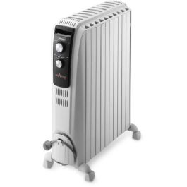 Radiador en baño de aceite Dragon4 DELONGHI - 2500W - 3 etapas de calentamiento - Tecnología Real Energy - Efecto chimenea Precio: 174.49999996. SKU: B1AY9GBGF4