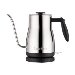 BODUM - BISTRO Hervidor eléctrico con pico largo, 1.200 W, 1,0 l, acero inoxidable BODUM - BISTRO Hervidor eléctrico con pico largo, 1.200 W, 1,0 l, acero inoxidable