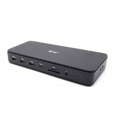 I-Tec Thunderbolt 4 TB4 GEN 3 Docking Station PRO, Doble DisplayPort, 92W Power Delivery, Negro