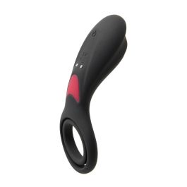 Anillo Vibrador para el Pene S Pleasures Negro Anillo Vibrador para el Pene S Pleasures Negro