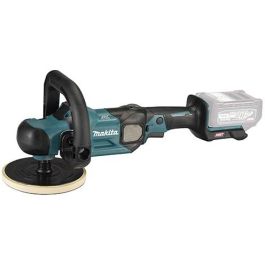 Makita PV001GZ Pulidora giratoria para coche 40V a batería 2200 RPM, ideal para pulido y acabado profesional, Negro/Verde