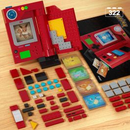 Mega Bloks Hym37 Pokédex Región Kanto Pokémon Construible con Luz y 5 Cartas Lenticulares Intercambiables, Edad +14 Mega Bloks Hym37 Pokédex Región Kanto Pokémon Construible con Luz y 5 Cartas Lenticulares Intercambiables, Edad +14