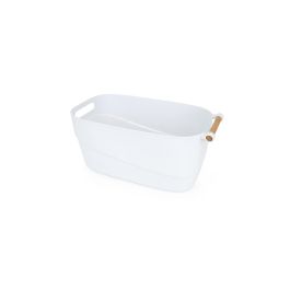 Confortime Cesta Multiusos con Asas de Madera, 18 cm Ancho x 33,5 cm Largo x 15 cm Alto (12 Unidades) Confortime Cesta Multiusos con Asas de Madera, 18 cm Ancho x 33,5 cm Largo x 15 cm Alto (12 Unidades)