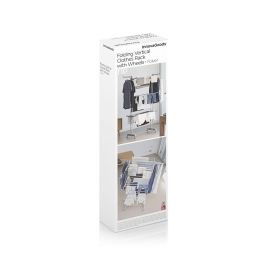 Tendedero Plegable Vertical con Ruedas Folver InnovaGoods 24 Barras Tendedero Plegable Vertical con Ruedas Folver InnovaGoods 24 Barras