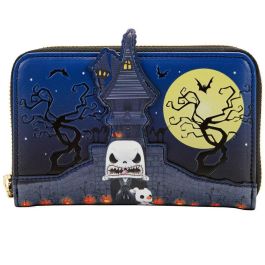 Loungefly Cartera con cremallera Jack Skellington Pesadilla Antes de Navidad Disney, cuero vegano, 15x10cm Precio: 34.50000037. SKU: B1EFG2C255