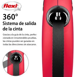 Correa Flexi New Classic L Cinta 8M Rojo Correa Flexi New Classic L Cinta 8M Rojo