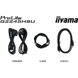 Iiyama Monitor G2245HSU-B2 22,5" FHD IPS 100 Hz 1 ms HUB HDMI/DP/USB Negro