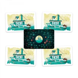 Devir All Aboard! Juego de Cartas para 2-5 Jugadores, +7 Años, 20 Minutos, Castellano, Inglés, Portugués, Italiano, Catalán