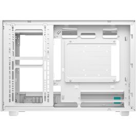 DeepCool CH260 WH Micro Torre Gaming PC Blanco, compatible con micro ATX/Mini-ITX, ventana de vidrio templado