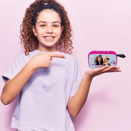 Barbie Altavoz portátil Bluetooth Lexibook con acabado de tela Barbie Altavoz portátil Bluetooth Lexibook con acabado de tela