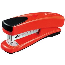 Grapadora Q-Connect Kf02150 Metalica Roja Capacidad 20 Hojas