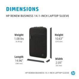 HP Funda para Portátil Renew Business 14.1 pulgadas, Materiales Ecológicos, Protección y Organización
