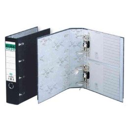 Elba Archivador Doble Mecanismo Lomo Ancho Rado A4 Cartón Extra Rígido Jaspeado Negro Precio: 11.99000011. SKU: B1EZV6AZCZ