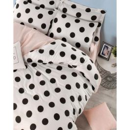 Juego de cama ASI8681875600155 1 funda nórdica 220x240 cm + 2 fundas almohada 60x60 cm - 65% algodón, 35% poliéster Blanco