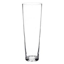 Jarrón Cónico Transparente Cristal 17 X 17 X 50 cm Precio: 28.5318. SKU: B13RLGPNKQ