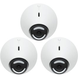 Ubiquiti Cámara PoE de Techo 2K HD 5MP 30 FPS Blanca con Rendimiento Mejorado en Baja Luz y Rango Dinámico Superior - Pack de 3