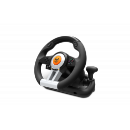 Krom Volante K-Wheel Gaming PC PS3 PS4 Xbox One con pedales y vibración