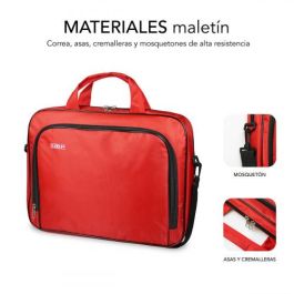 SUBBLIM Maletin Oxford Laptop Bag 15,4-16" Red