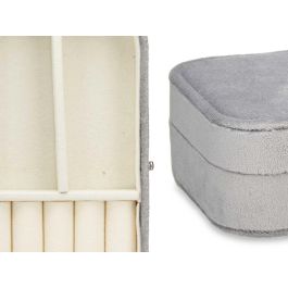 Joyero Rectangular Gris Giftdecor 16x11x6 cm - Terciopelo (12 Unidades) Joyero Rectangular Gris Giftdecor 16x11x6 cm - Terciopelo (12 Unidades)