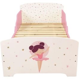 Cama con caja de listones Spring - Ballerina Dancer - Fun House - 140 x 70 cm Cama con caja de listones Spring - Ballerina Dancer - Fun House - 140 x 70 cm